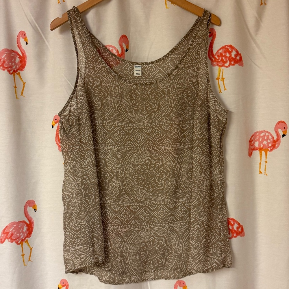 Old Navy patterned tank top